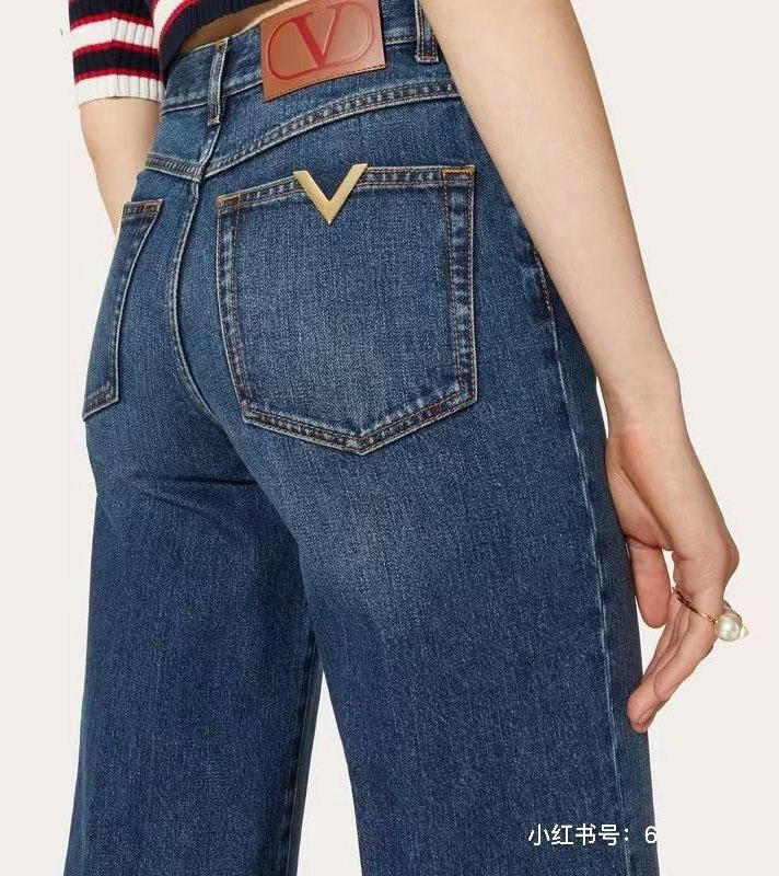 designer,replica,clothing,fake,1:1,lv,luxury,high quality 23/Valentino Valentino Women’s Denim Trousers