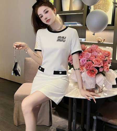 designer,replica,clothing,fake,1:1,lv,luxury,high quality 23/Miu Miu Women’s Dress