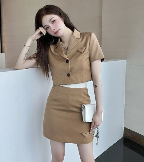 designer,replica,clothing,fake,1:1,lv,luxury,high quality 23/Prada Women’s Suit