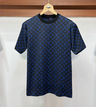 designer,replica,clothing,fake,1:1,lv,luxury,high quality 23/L* LV men’s new short-sleeved round neck T-shirt