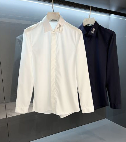 designer,replica,clothing,fake,1:1,lv,luxury,high quality 23/Dior Dior men’s new long-sleeved shirt