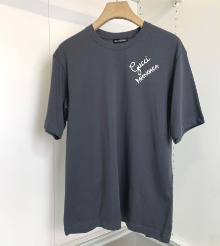 designer,replica,clothing,fake,1:1,lv,luxury,high quality 23/Balenciaga men’s new short-sleeved round neck T-shirt