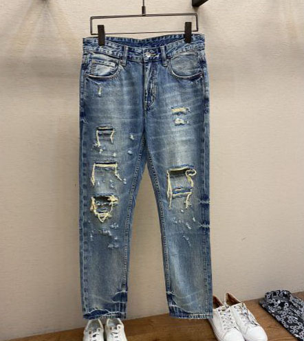 designer,replica,clothing,fake,1:1,lv,luxury,high quality 23/Dolce & Gabbana D&G men’s fashion casual denim trousers