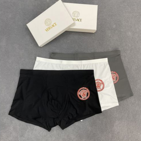 designer,replica,clothing,fake,1:1,lv,luxury,high quality 23/VERSACE luxury men’s underwear（Three pcs）