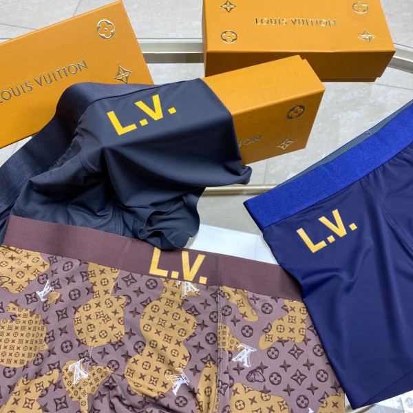 designer,replica,clothing,fake,1:1,lv,luxury,high quality 23/L* luxury men’s underwear（Three pcs）