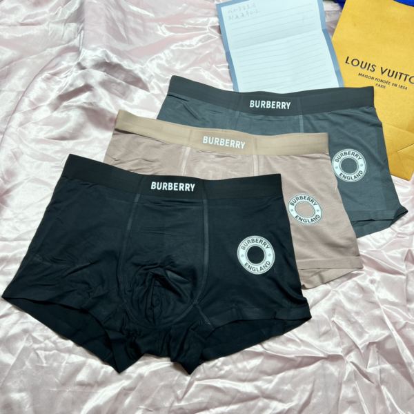 designer,replica,clothing,fake,1:1,lv,luxury,high quality 23/Burberry luxury men’s underwear（Three pcs）