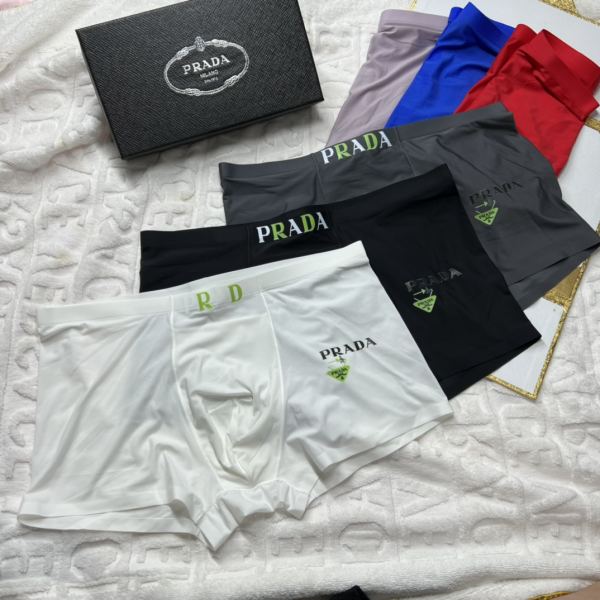 designer,replica,clothing,fake,1:1,lv,luxury,high quality 23/Prada luxury men’s underwear（Three pcs）