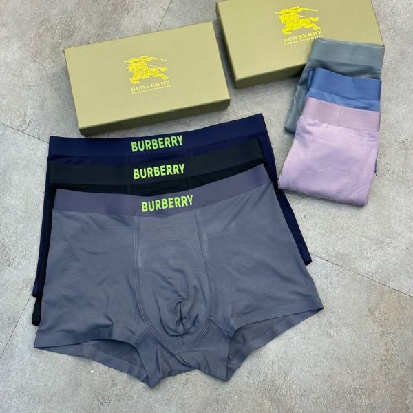 designer,replica,clothing,fake,1:1,lv,luxury,high quality 23/Burberry luxury men’s underwear（Three pcs）