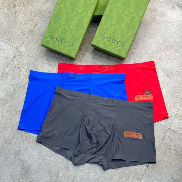 designer,replica,clothing,fake,1:1,lv,luxury,high quality 23/Gucci luxury men’s underwear（Three pcs）
