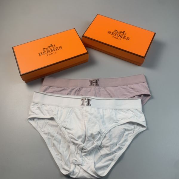 designer,replica,clothing,fake,1:1,lv,luxury,high quality 23/Hermes luxury men’s underwear（Three pcs）