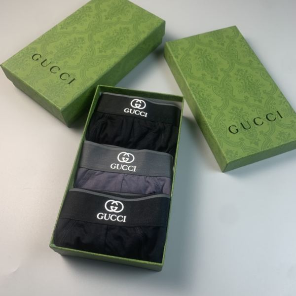 designer,replica,clothing,fake,1:1,lv,luxury,high quality 23/Gucci luxury men’s underwear（Three pcs）