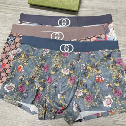 designer,replica,clothing,fake,1:1,lv,luxury,high quality 23/Gucci luxury men’s underwear（Three pcs）