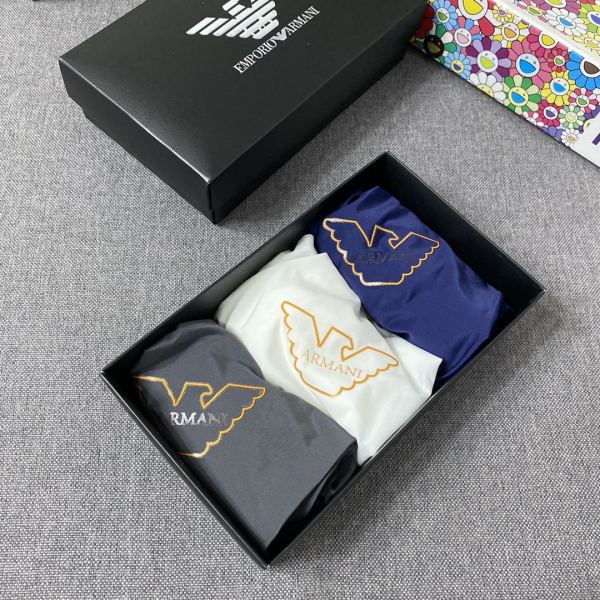 designer,replica,clothing,fake,1:1,lv,luxury,high quality 23/Armani luxury men’s underwear（Three pcs）