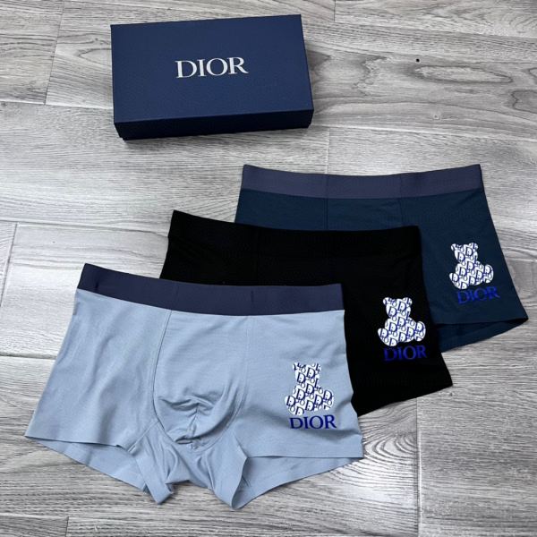 designer,replica,clothing,fake,1:1,lv,luxury,high quality 23/Dior luxury men’s underwear（Three pcs）