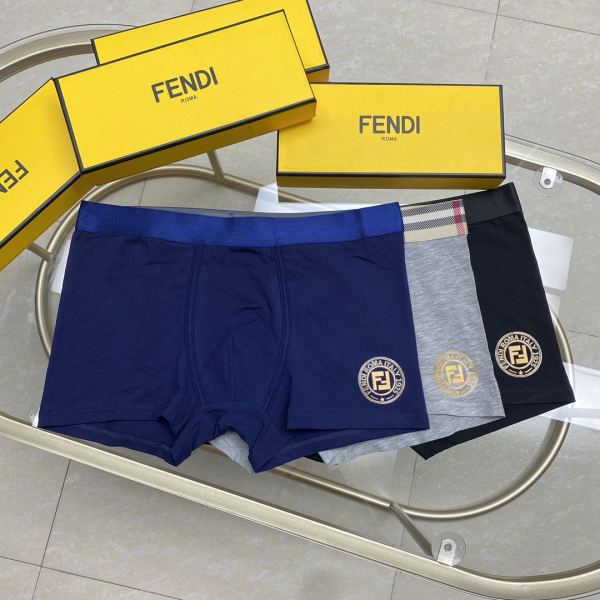 designer,replica,clothing,fake,1:1,lv,luxury,high quality 23/Fendi luxury men’s underwear（Three pcs）