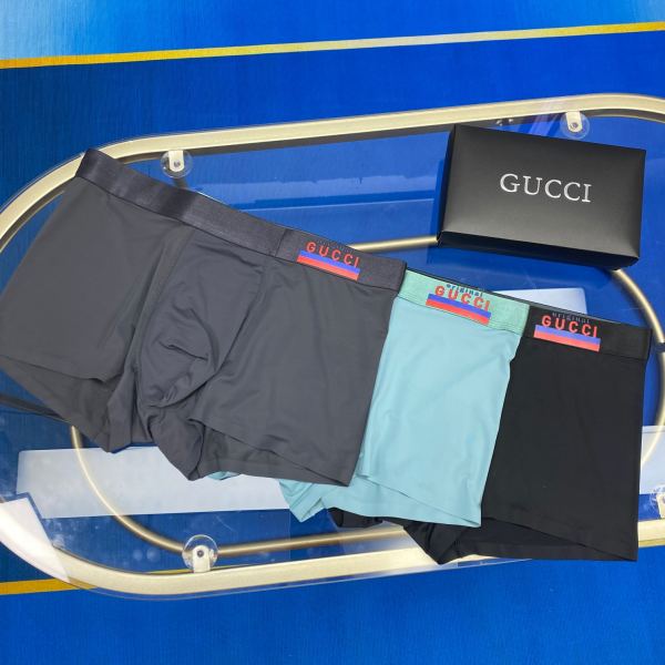 designer,replica,clothing,fake,1:1,lv,luxury,high quality 23/Gucci luxury men’s underwear（Three pcs）