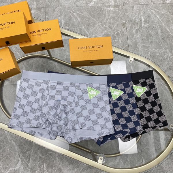 designer,replica,clothing,fake,1:1,lv,luxury,high quality 23/L* luxury men’s underwear（Three pcs）
