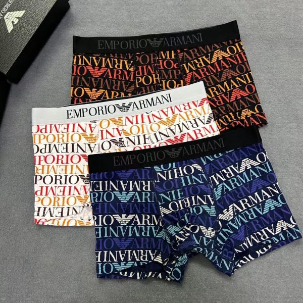 designer,replica,clothing,fake,1:1,lv,luxury,high quality 23/Armani luxury men’s underwear（Three pcs）