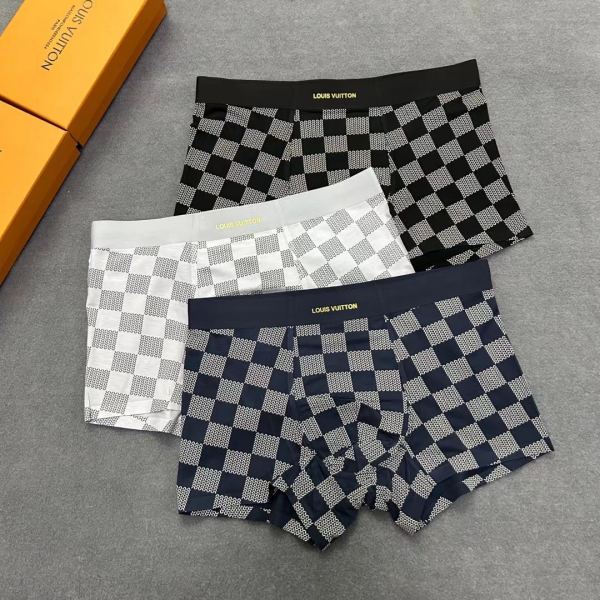 designer,replica,clothing,fake,1:1,lv,luxury,high quality 23/L* luxury men’s underwear（Three pcs）