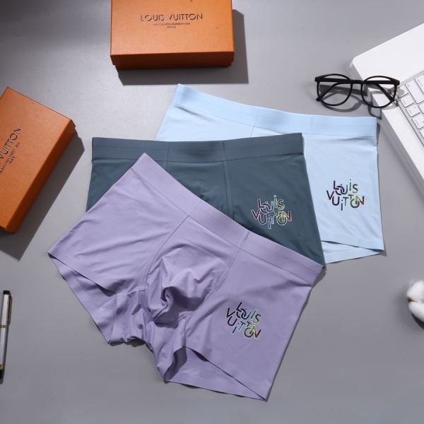 designer,replica,clothing,fake,1:1,lv,luxury,high quality 23/L* luxury men’s underwear（Three pcs）