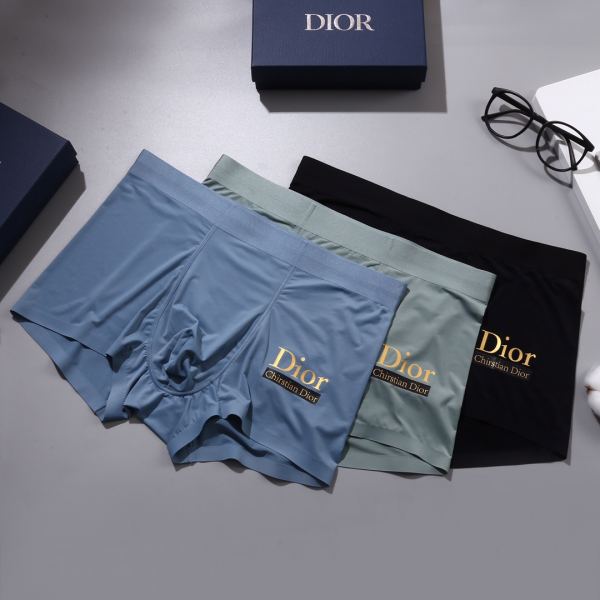 designer,replica,clothing,fake,1:1,lv,luxury,high quality 23/Dior luxury men’s underwear（Three pcs）