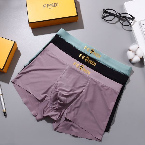 designer,replica,clothing,fake,1:1,lv,luxury,high quality 23/Fendi luxury men’s underwear（Three pcs）