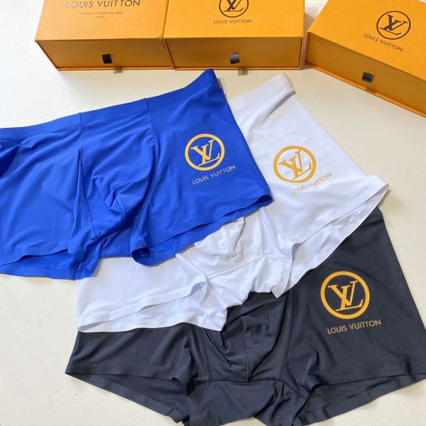 designer,replica,clothing,fake,1:1,lv,luxury,high quality 23/L* luxury men’s underwear（Three pcs）