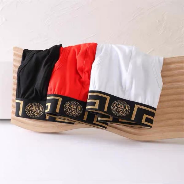 designer,replica,clothing,fake,1:1,lv,luxury,high quality 23/VERSACE luxury men’s underwear（Three pcs）