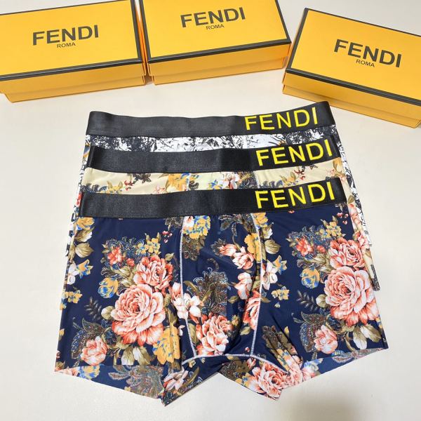 designer,replica,clothing,fake,1:1,lv,luxury,high quality 23/Fendi luxury men’s underwear（Three pcs）