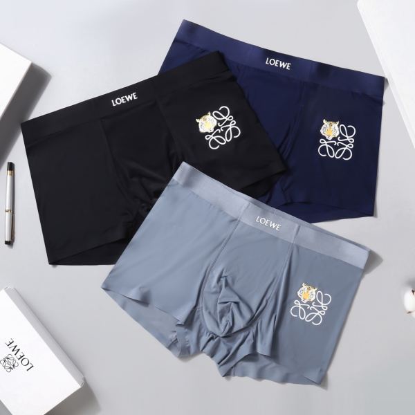 designer,replica,clothing,fake,1:1,lv,luxury,high quality 23/Loewe luxury men’s underwear（Three pcs）