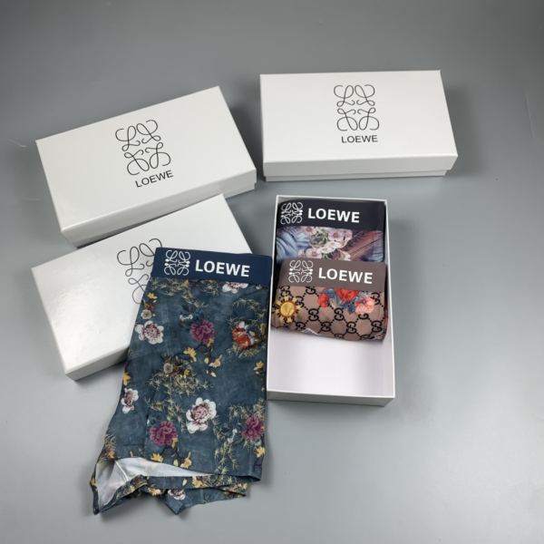 designer,replica,clothing,fake,1:1,lv,luxury,high quality 23/Loewe luxury men’s underwear（Three pcs）