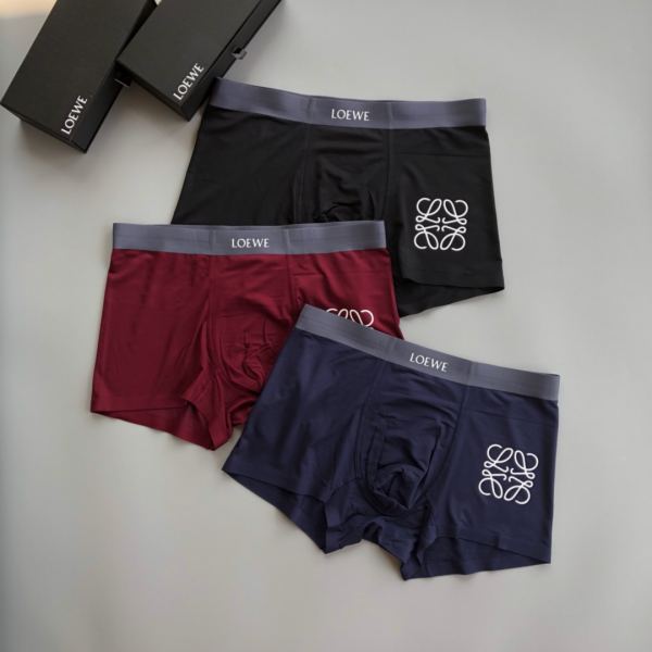 designer,replica,clothing,fake,1:1,lv,luxury,high quality 23/Loewe luxury men’s underwear（Three pcs）