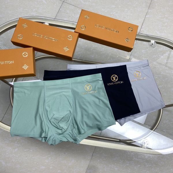 designer,replica,clothing,fake,1:1,lv,luxury,high quality 23/L* luxury men’s underwear（Three pcs）