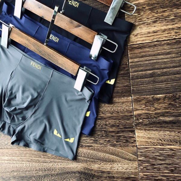 designer,replica,clothing,fake,1:1,lv,luxury,high quality 23/Fendi luxury men’s underwear（Three pcs）