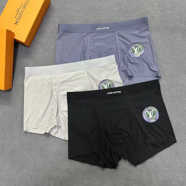 designer,replica,clothing,fake,1:1,lv,luxury,high quality 23/L* luxury men’s underwear（Three pcs）