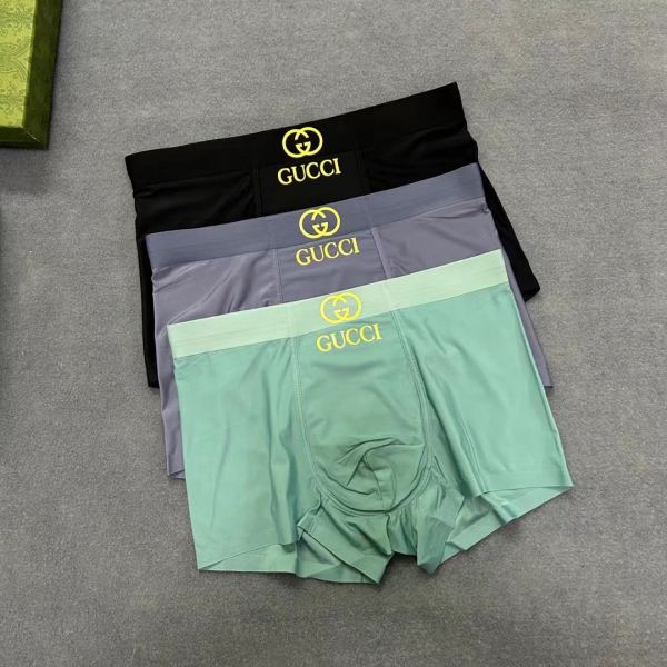 designer,replica,clothing,fake,1:1,lv,luxury,high quality 23/Gucci luxury men’s underwear（Three pcs）