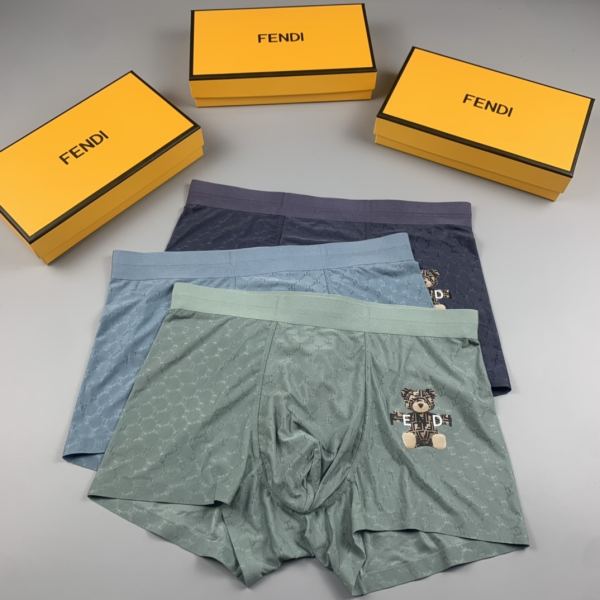 designer,replica,clothing,fake,1:1,lv,luxury,high quality 23/Fendi luxury men’s underwear（Three pcs）