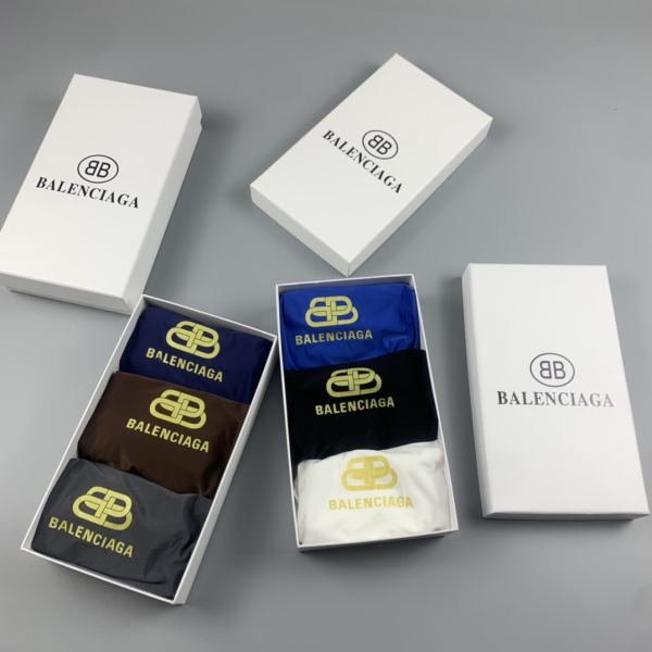 designer,replica,clothing,fake,1:1,lv,luxury,high quality 23/Balenciaga luxury men’s underwear（Three pcs）