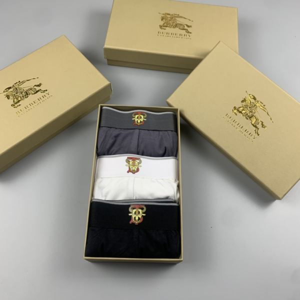designer,replica,clothing,fake,1:1,lv,luxury,high quality 23/Burberry luxury men’s underwear（Three pcs）