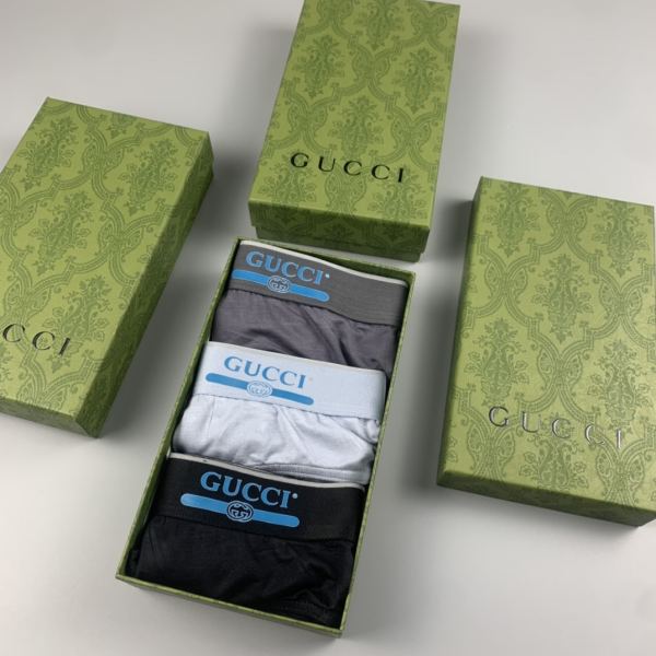 designer,replica,clothing,fake,1:1,lv,luxury,high quality 23/Gucci luxury men’s underwear（Three pcs）