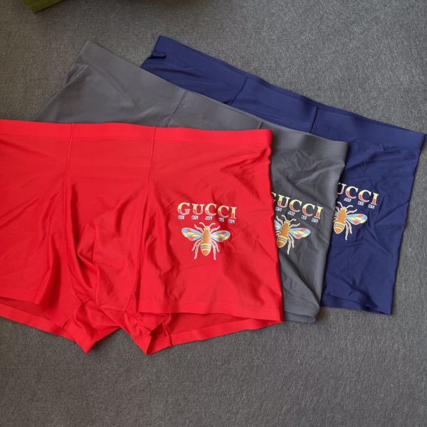 designer,replica,clothing,fake,1:1,lv,luxury,high quality 23/Gucci luxury men’s underwear（Three pcs）
