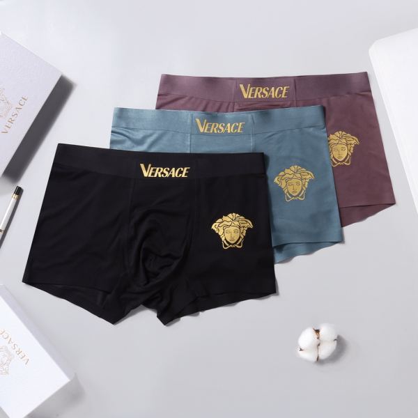 designer,replica,clothing,fake,1:1,lv,luxury,high quality 23/VERSACE luxury men’s underwear（Three pcs）