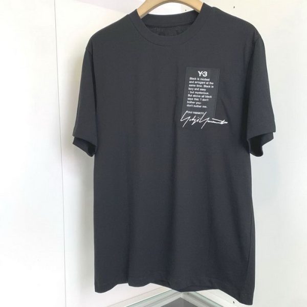 designer,replica,clothing,fake,1:1,lv,luxury,high quality 23/Y-3 men’s new luxury round neck short-sleeved T-shirt