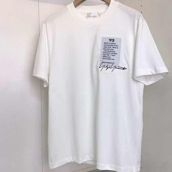 designer,replica,clothing,fake,1:1,lv,luxury,high quality 23/Y-3 men’s new luxury round neck short-sleeved T-shirt