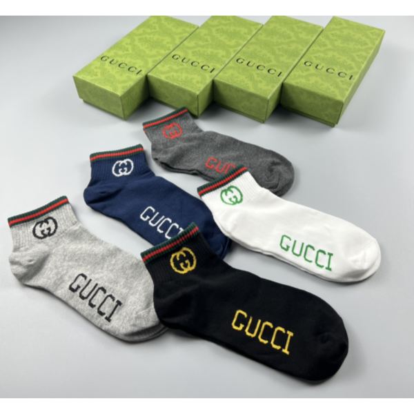designer,replica,clothing,fake,1:1,lv,luxury,high quality 23/latest fashion socks（5 pairs one box ） from Gucci counters