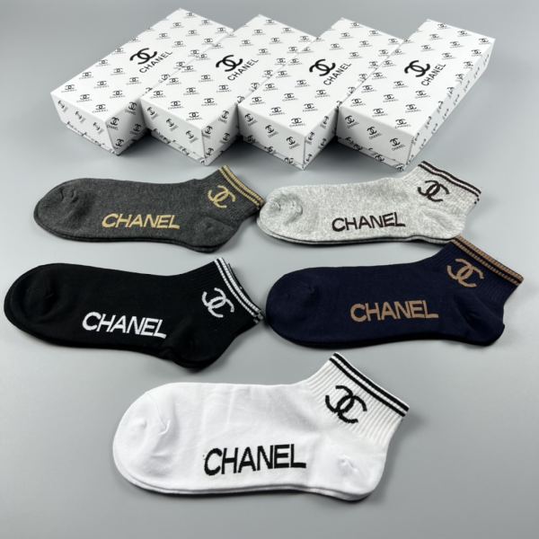 designer,replica,clothing,fake,1:1,lv,luxury,high quality 23/C* counter latest fashion socks（5 pairs one box ）