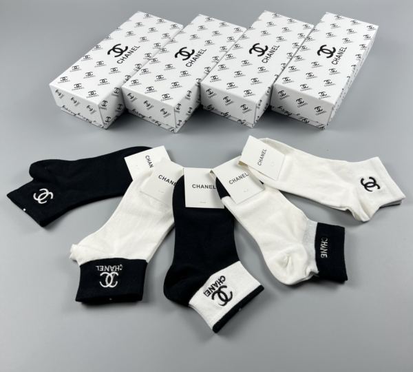 designer,replica,clothing,fake,1:1,lv,luxury,high quality 23/C* counter latest fashion socks（5 pairs one box ）