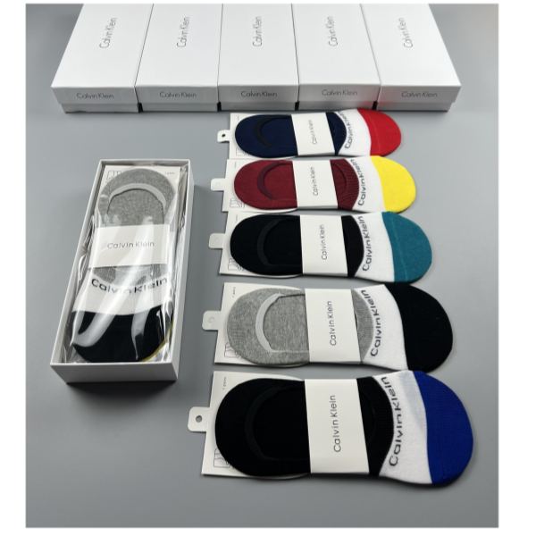 designer,replica,clothing,fake,1:1,lv,luxury,high quality 23/Calvin Klein counter latest fashion socks（5 pairs one box ）