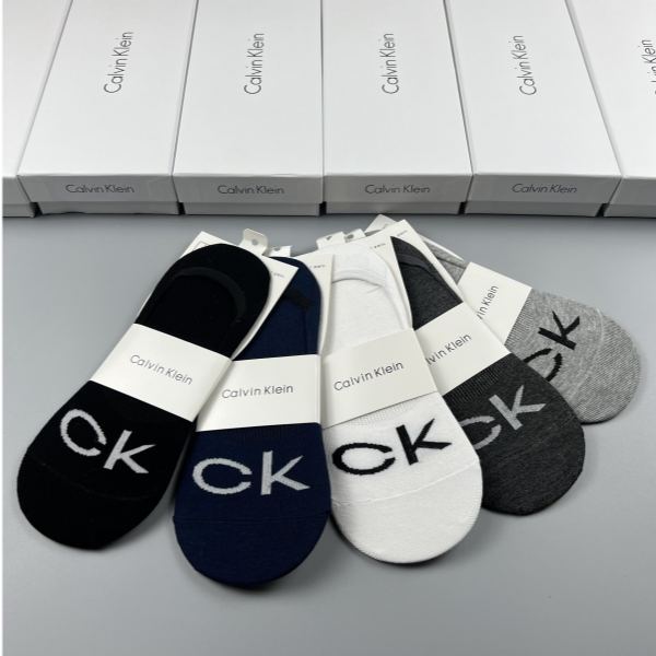 designer,replica,clothing,fake,1:1,lv,luxury,high quality 23/Calvin Klein counter latest fashion socks（5 pairs one box ）