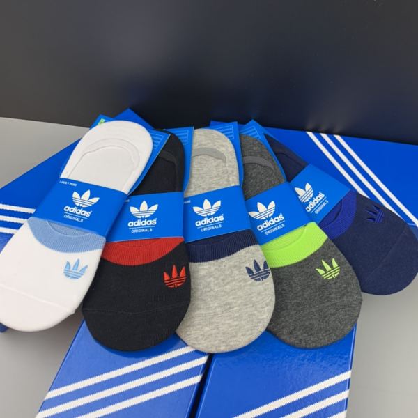 designer,replica,clothing,fake,1:1,lv,luxury,high quality 23/Adidas counter latest fashion socks（5 pairs one box ）